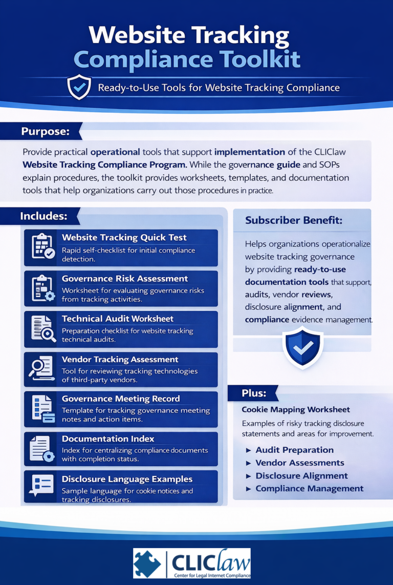 Website Tracking Compliance Toolkit - CLIClaw